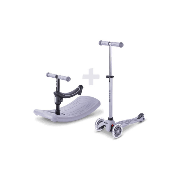 Mini Micro Deluxe Rock & Go LED skūteris | Lavender Mist