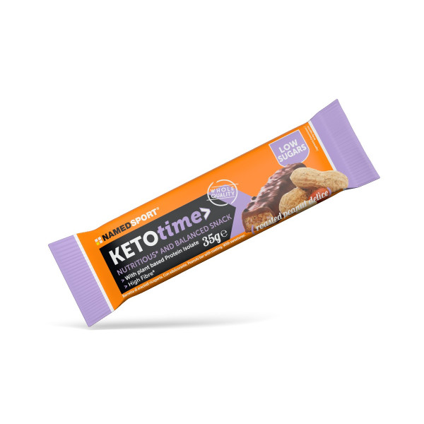 NamedSport KETOtime batoniņš | 35 g | Roasted Peanut Delice NamedSport KETOtime batoniņš | 35 g | Roasted Peanut Delice