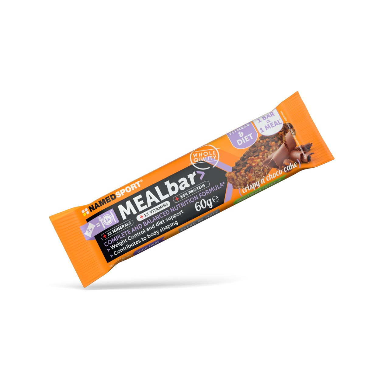 NamedSport MEALbar batoniņš | 60 g | Crispy n' Choco Cake