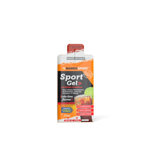 NamedSport Sport enerģijas gels | 25 ml | Cola - Lime NamedSport Sport enerģijas gels | 25 ml | Cola - Lime