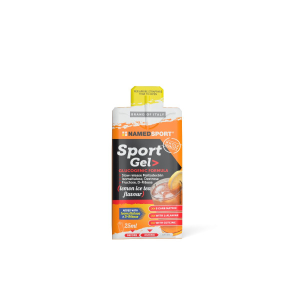 NamedSport Sport enerģijas gels | 25 ml | Lemon - Ice Tea NamedSport Sport enerģijas gels | 25 ml | Lemon - Ice Tea