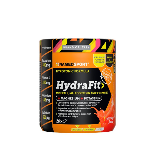 NamedSport Hydrafit elektrolītu dzēriens | 400 g NamedSport Hydrafit elektrolītu dzēriens | 400 g