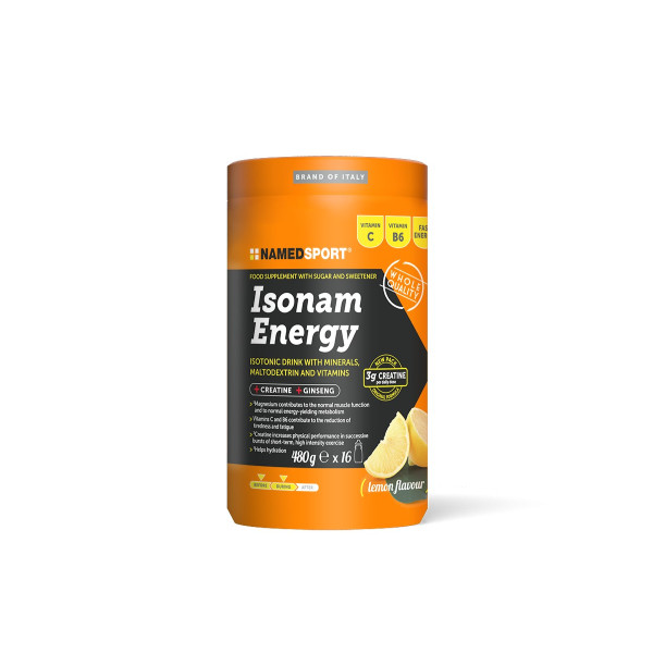 NemedSport Isonam Energy izotoniskais dzēriens | 480 g | Lemon
