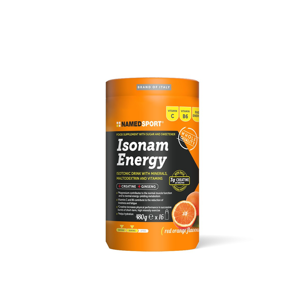 NemedSport Isonam Energy izotoniskais dzēriens | 480 g | Orange