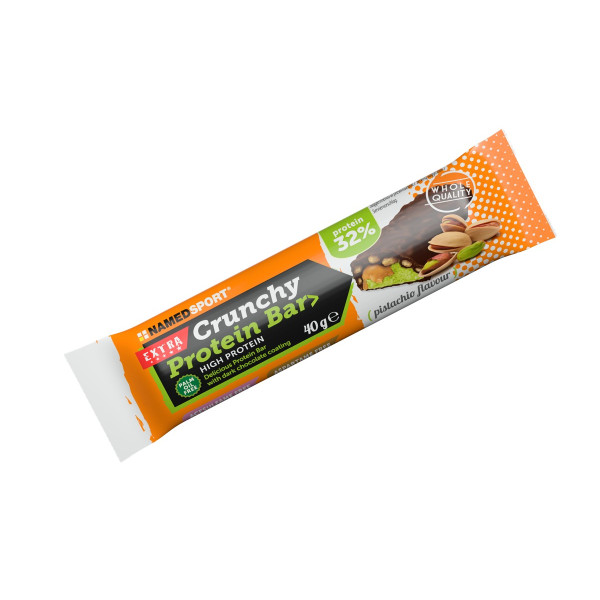 NamedSport Crunchy Protein olbaltumvielu batoniņš | 40 g | Pistachio NamedSport Crunchy Protein olbaltumvielu batoniņš | 40 g | Pistachio