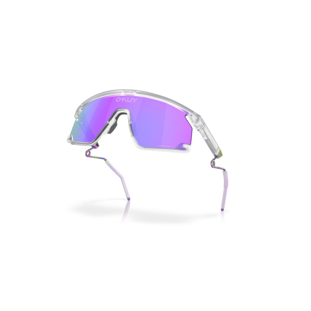 Oakley Bxtr Metal saulesbrilles | Matte Clear - Prizm Violet