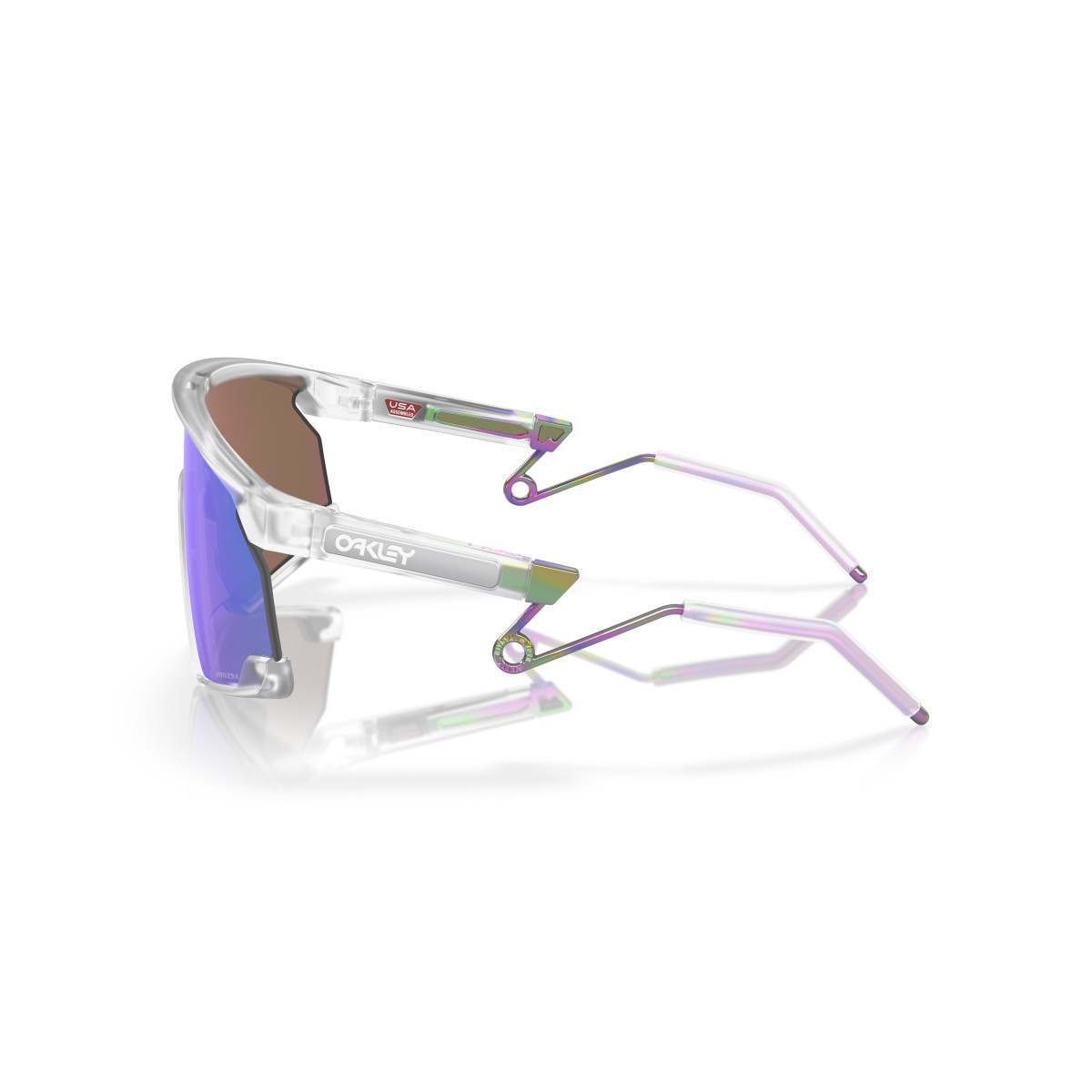 Oakley Bxtr Metal saulesbrilles | Matte Clear - Prizm Violet