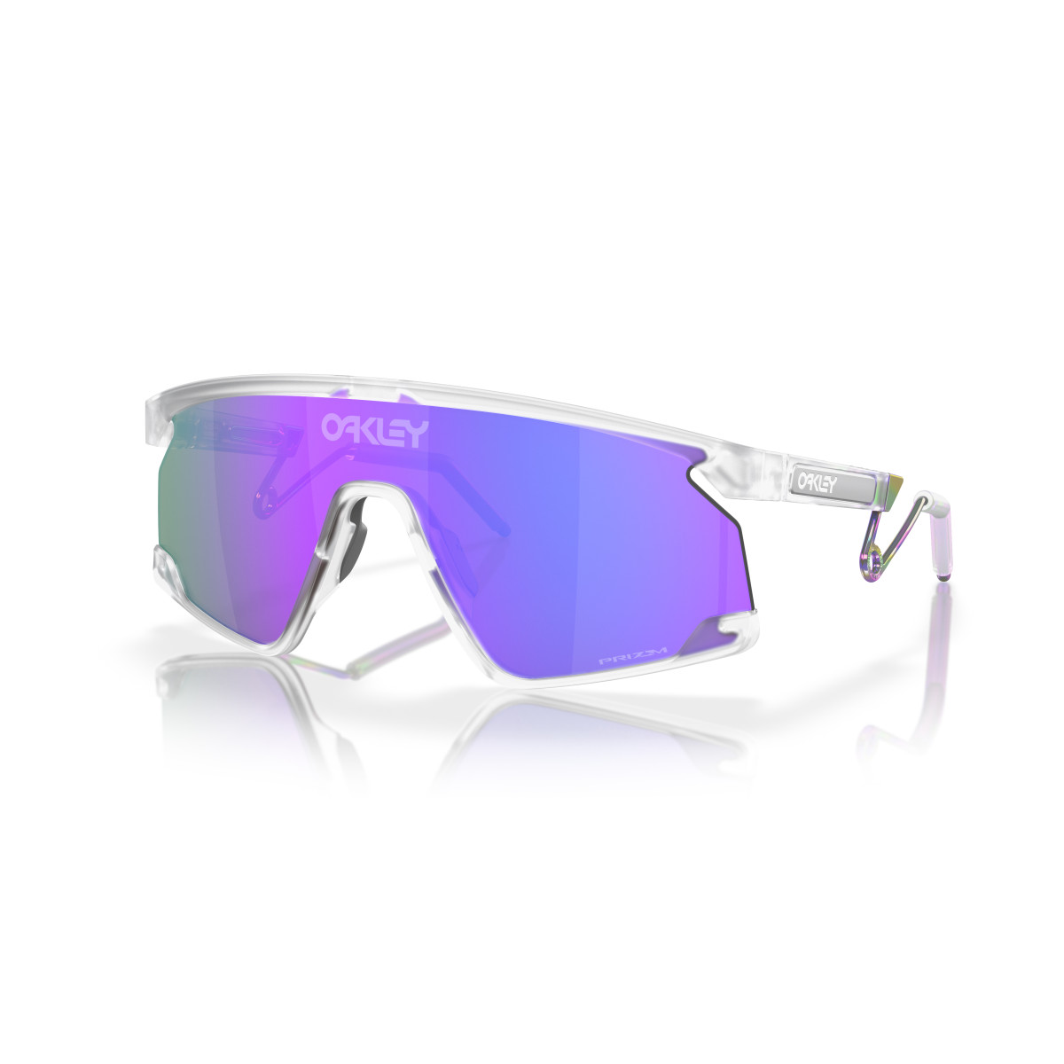 Oakley Bxtr Metal saulesbrilles | Matte Clear - Prizm Violet