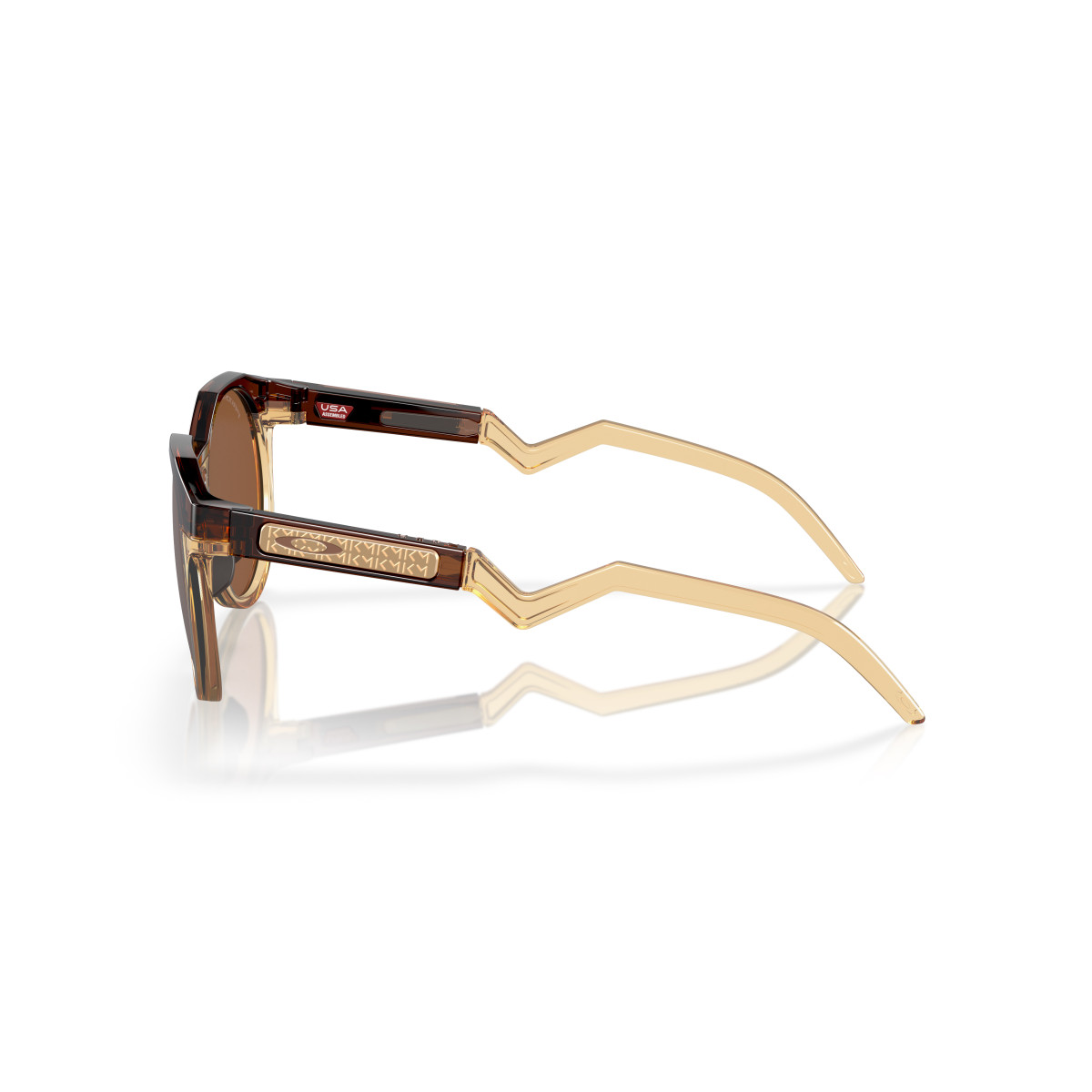 Oakley Hstn saulesbrilles | Kylian Mbappé | Dark Amber Light Curry - Prizm Tungsten