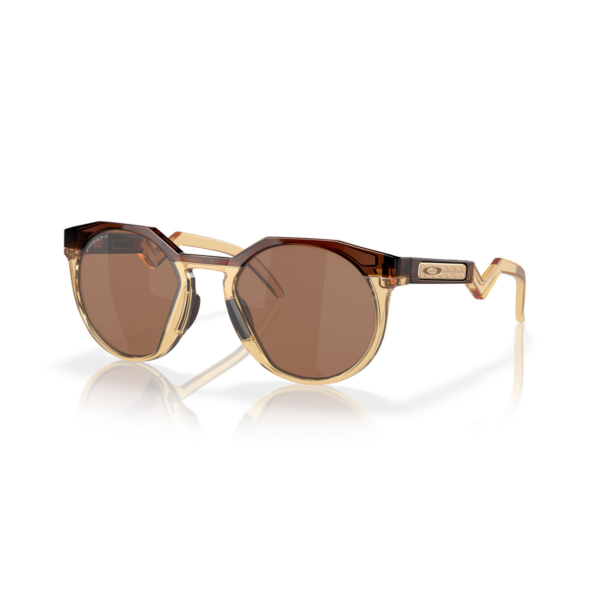 Oakley Hstn saulesbrilles | Kylian Mbappé | Dark Amber Light Curry - Prizm Tungsten