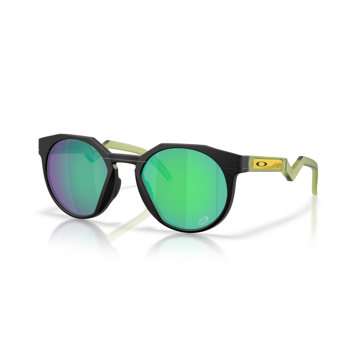 Oakley Hstn saulesbrilles | Tour de France | Matte Black - Prizm Jade