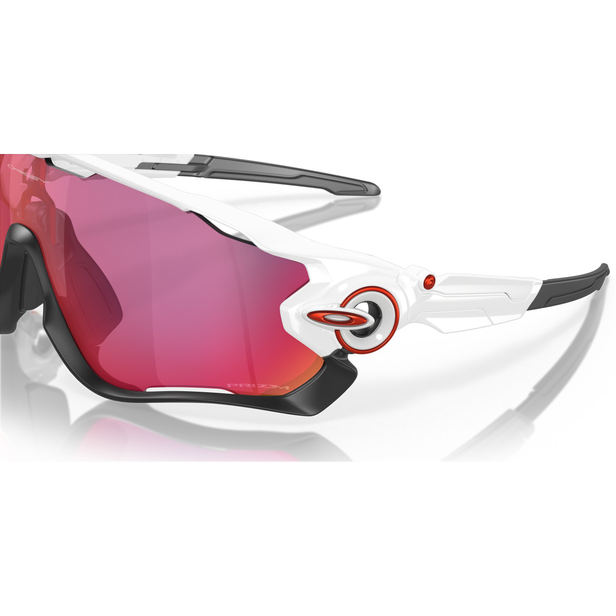 Oakley Jawbreaker saulesbrilles | Polished White - Prizm Road