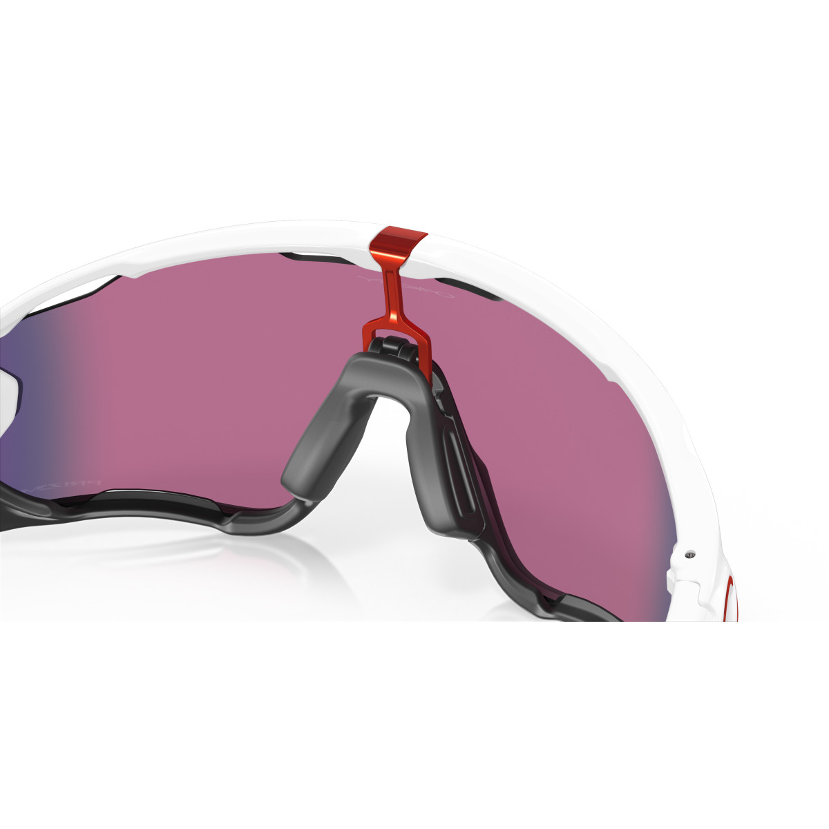 Oakley Jawbreaker saulesbrilles | Polished White - Prizm Road