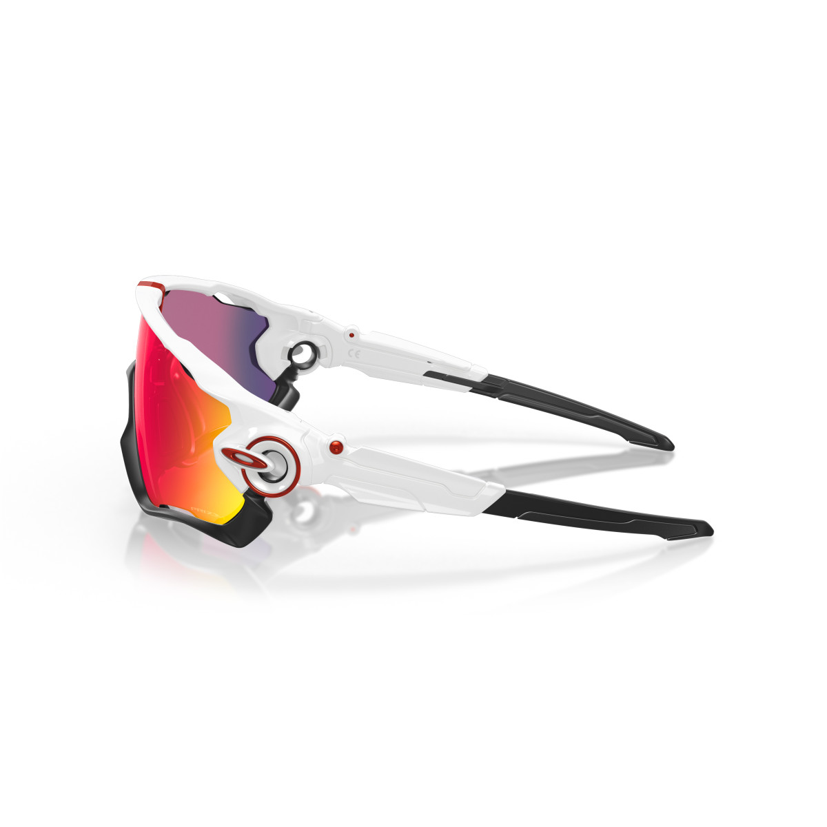 Oakley Jawbreaker saulesbrilles | Polished White - Prizm Road