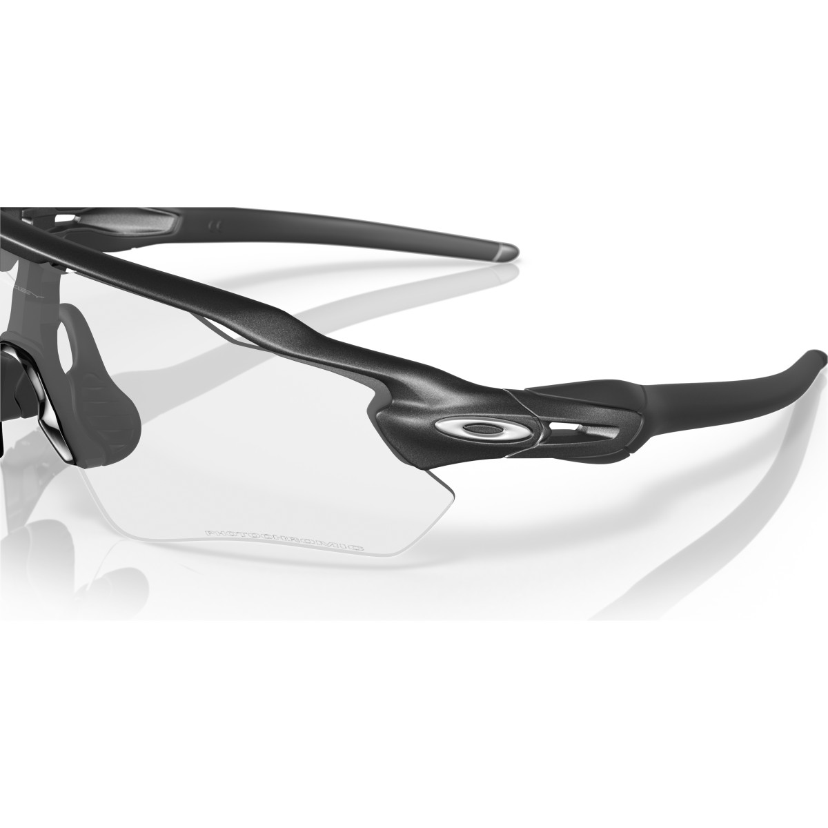 Oakley Radar Ev saulesbrilles | Photochromic | Steel - Clear to Black Iridium