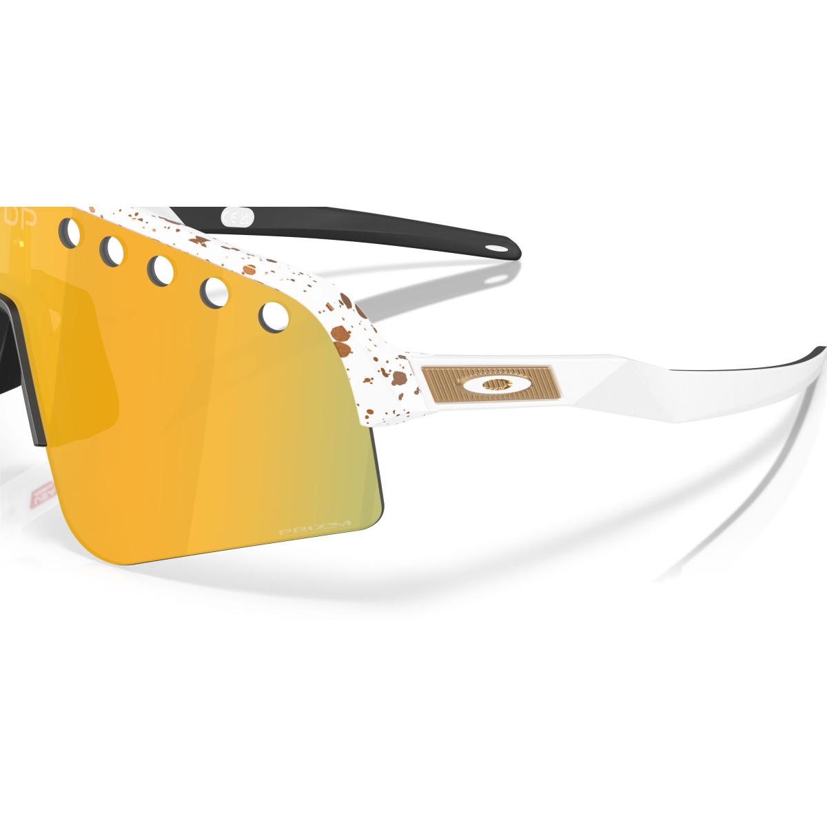 Oakley Sutro Lite Sweep Vented saulesbrilles | Red/gold Splatter - Prizm 24k