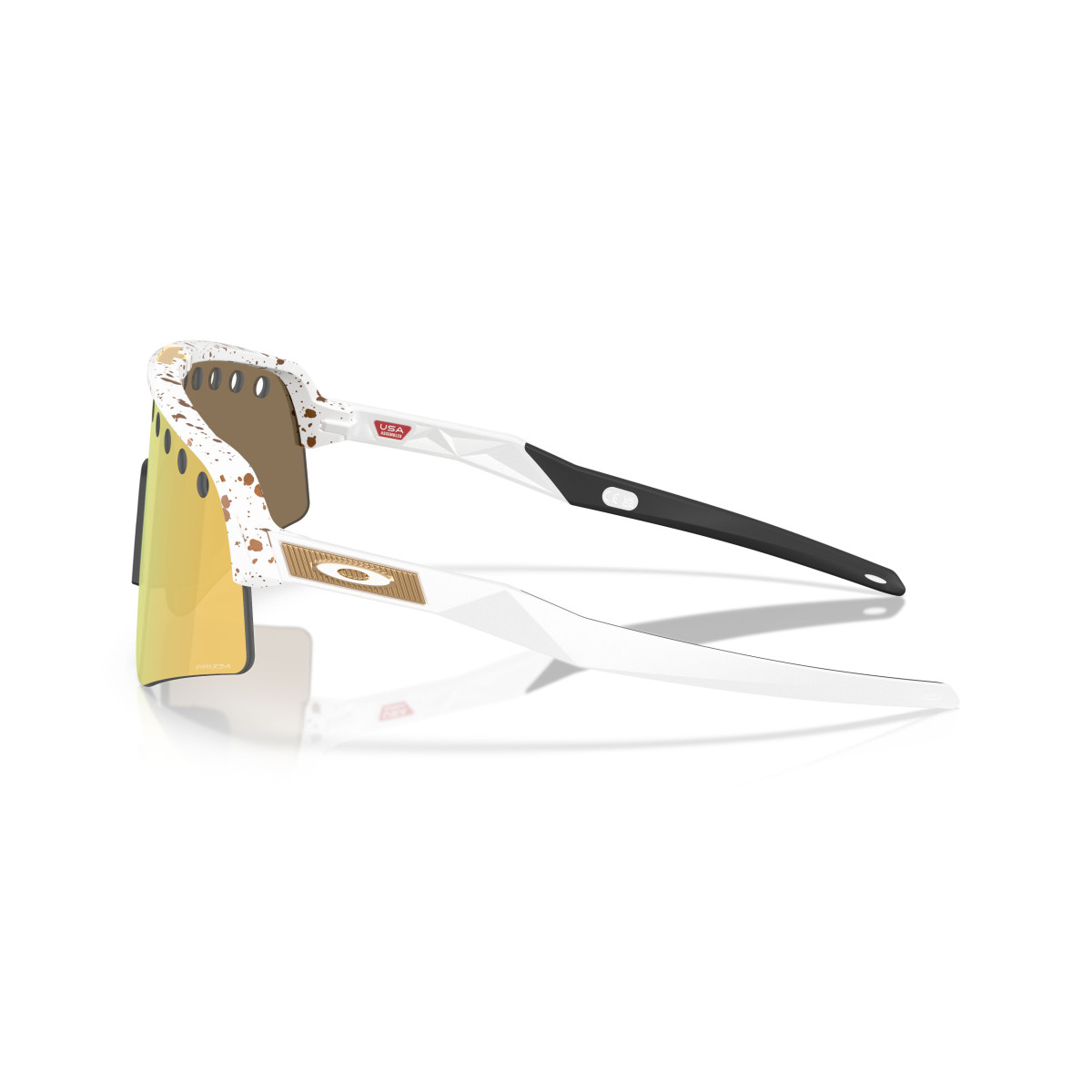Oakley Sutro Lite Sweep Vented saulesbrilles | Red/gold Splatter - Prizm 24k