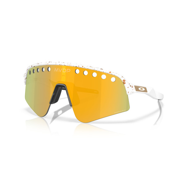 Oakley Sutro Lite Sweep Vented saulesbrilles | Red/gold Splatter - Prizm 24k
