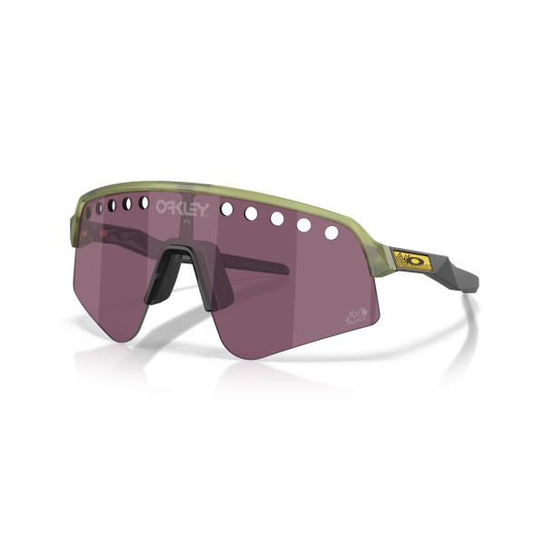 Oakley Sutro Lite Sweep Vented saulesbrilles | Tour De France | Transparent Fern - Prizm Road Black