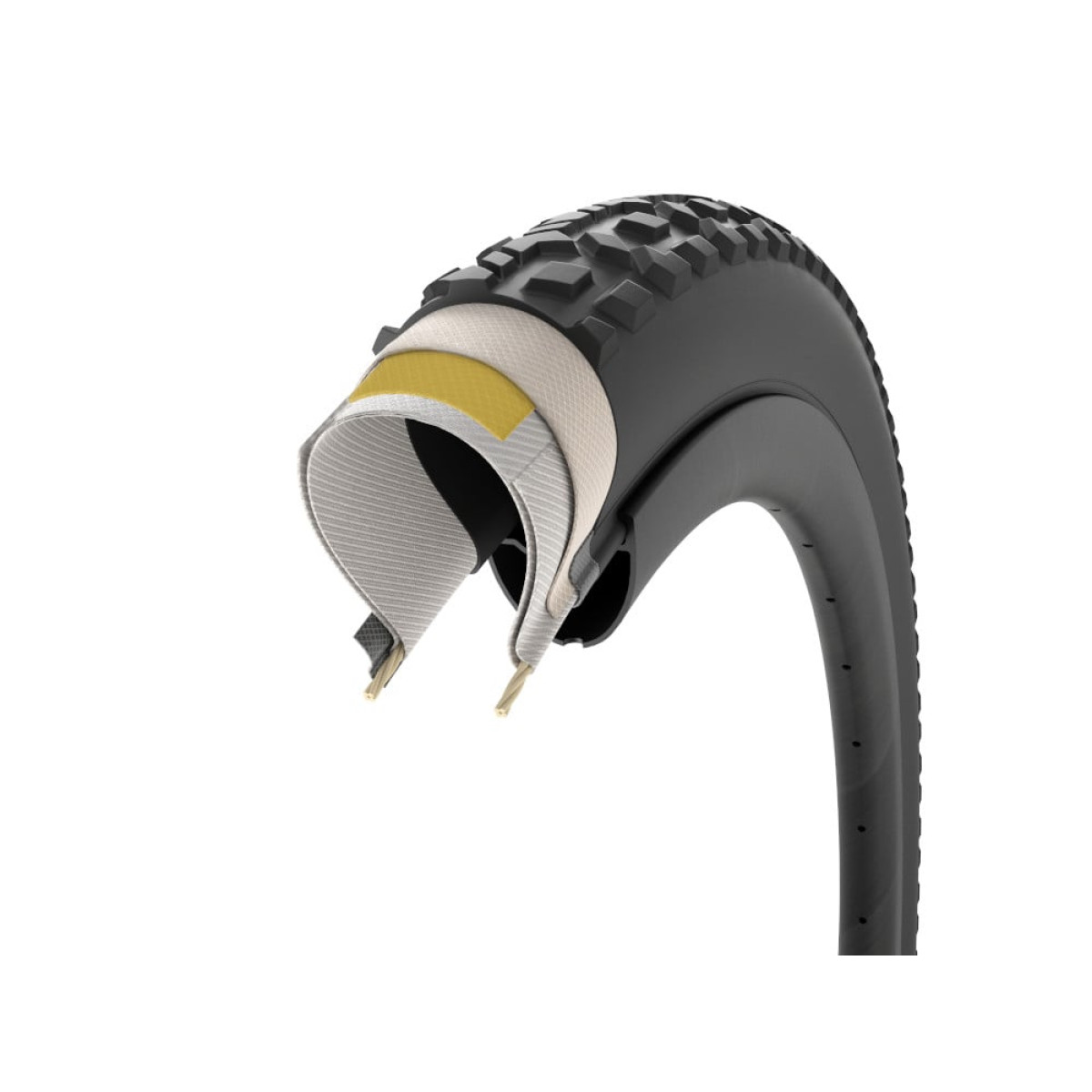 Pirelli Cinturato Gravel M TLR 28" ProWALL SmartEVO GR salokāmā riepa | Black