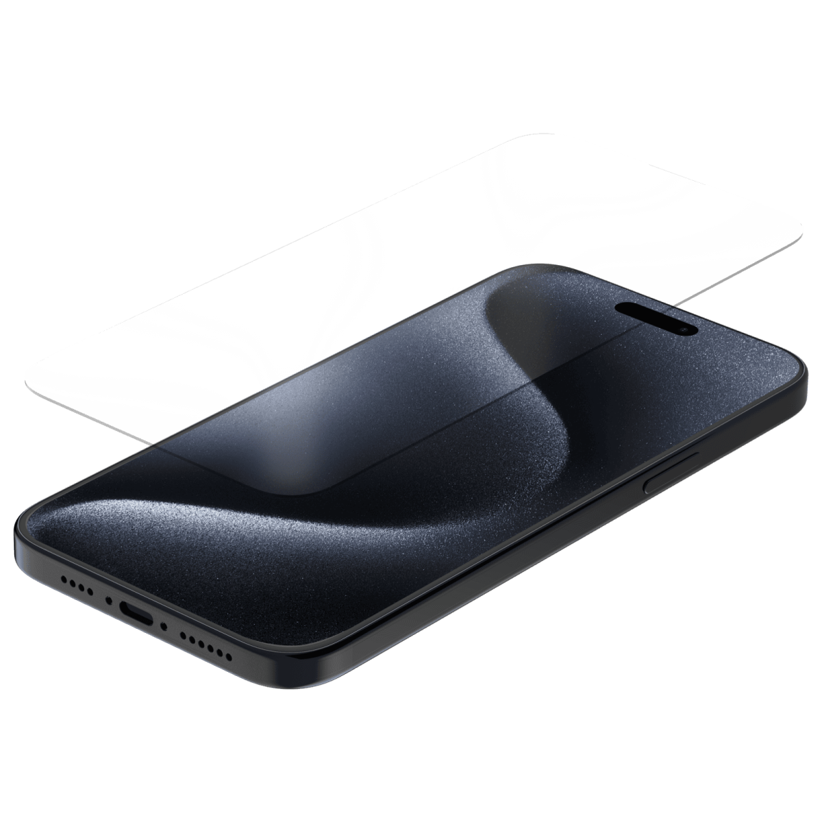 Quad Lock® stikla ekrāna aizsargs | iPhone 15 Plus/15 Pro Max