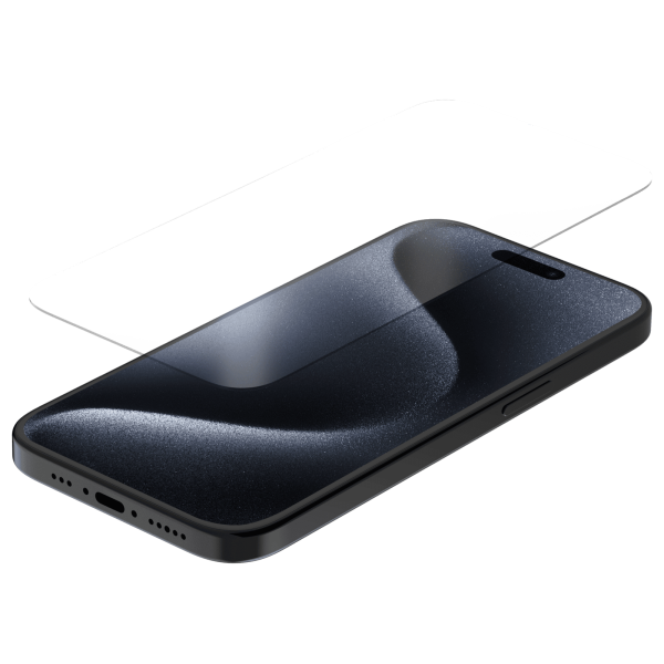 Quad Lock® stikla ekrāna aizsargs | iPhone 15/15 Pro