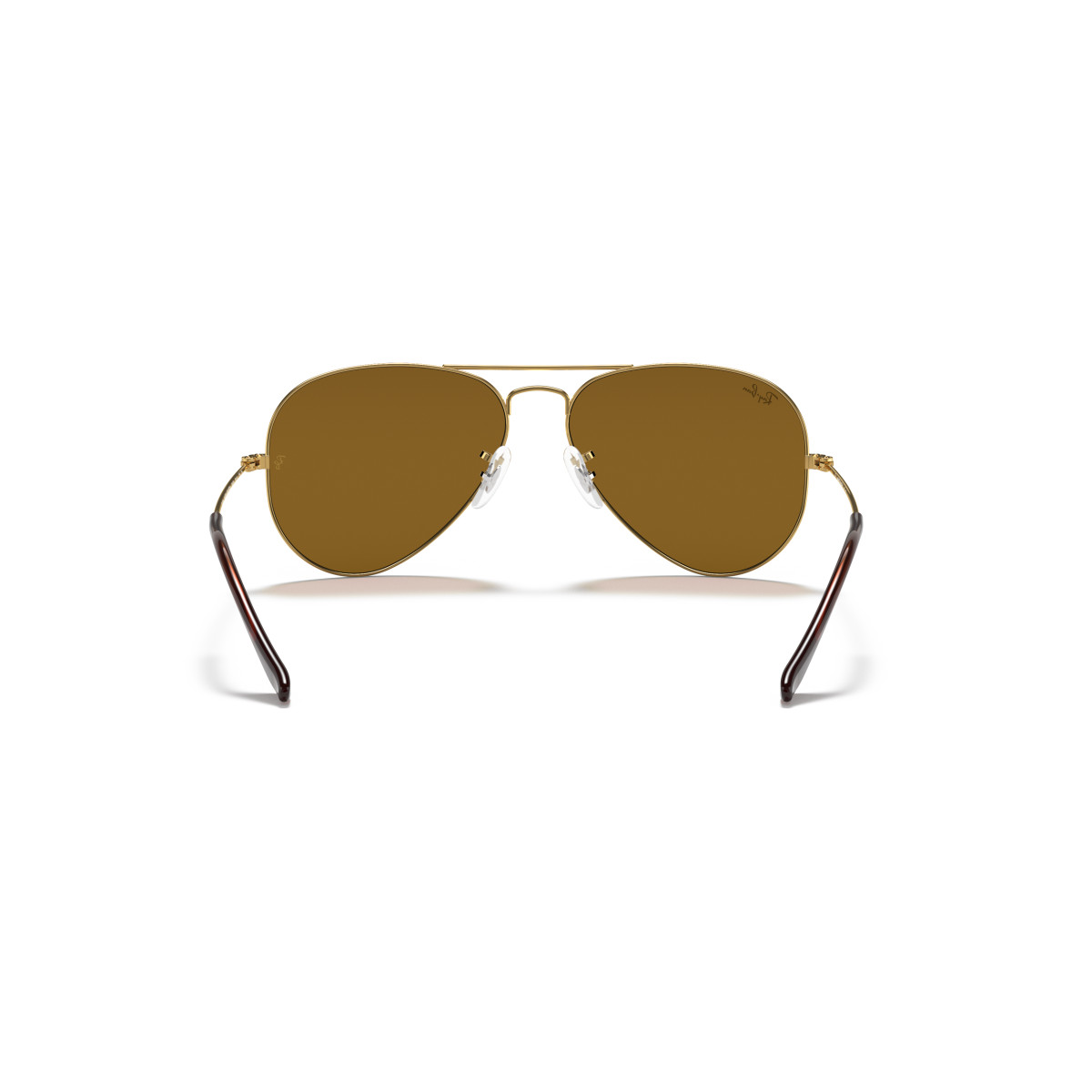 Ray-Ban Aviator Metal Large saulesbrilles | Arista Gold - B-15 Brown