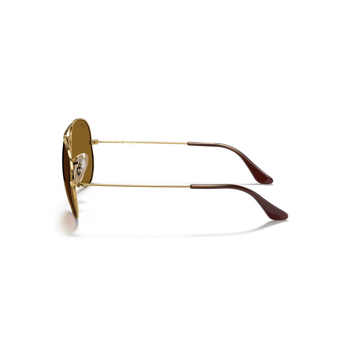 Ray-Ban Aviator Metal Large saulesbrilles | Arista Gold - B-15 Brown