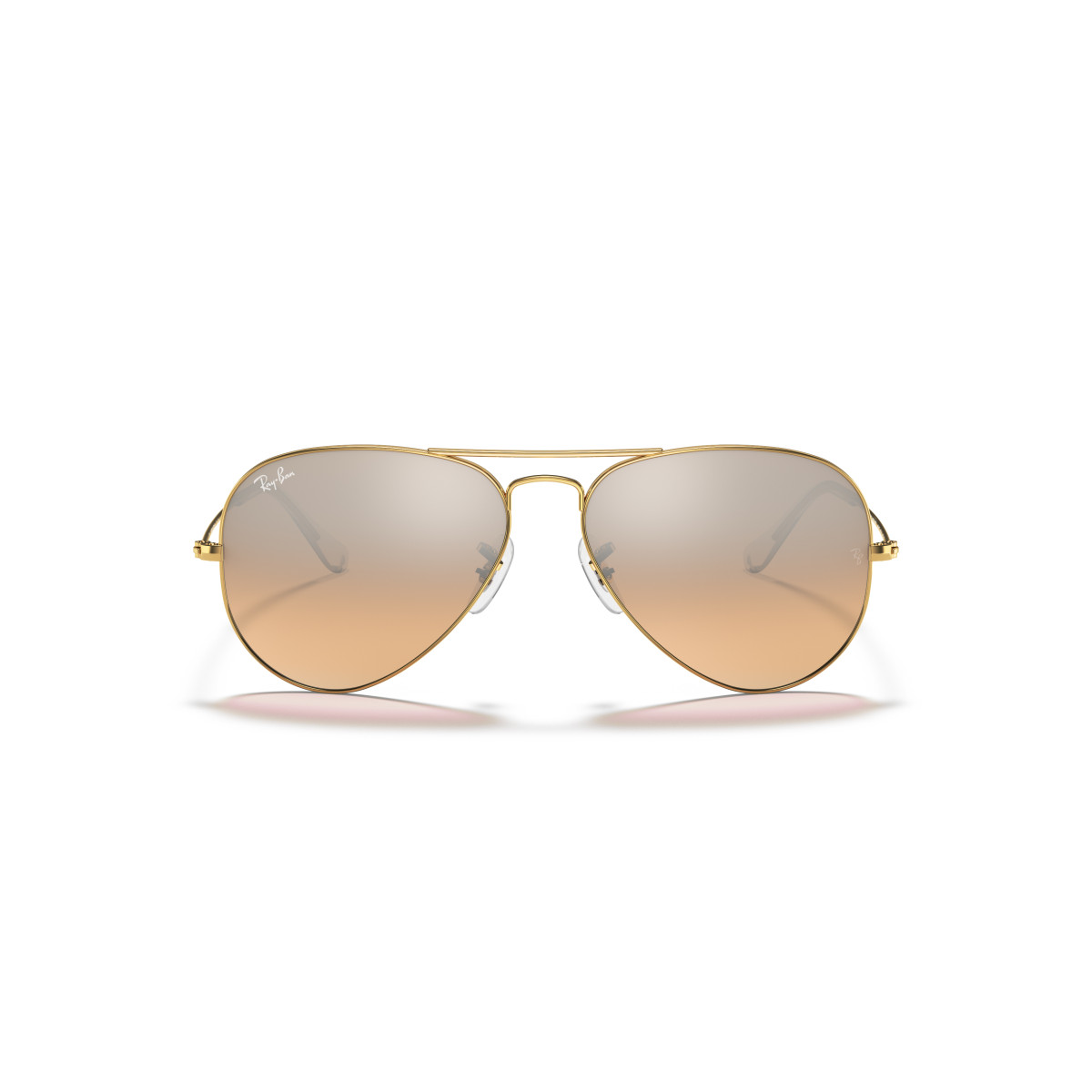 Ray-Ban Aviator Metal Large saulesbrilles | Arista Gold - Silver Pink
