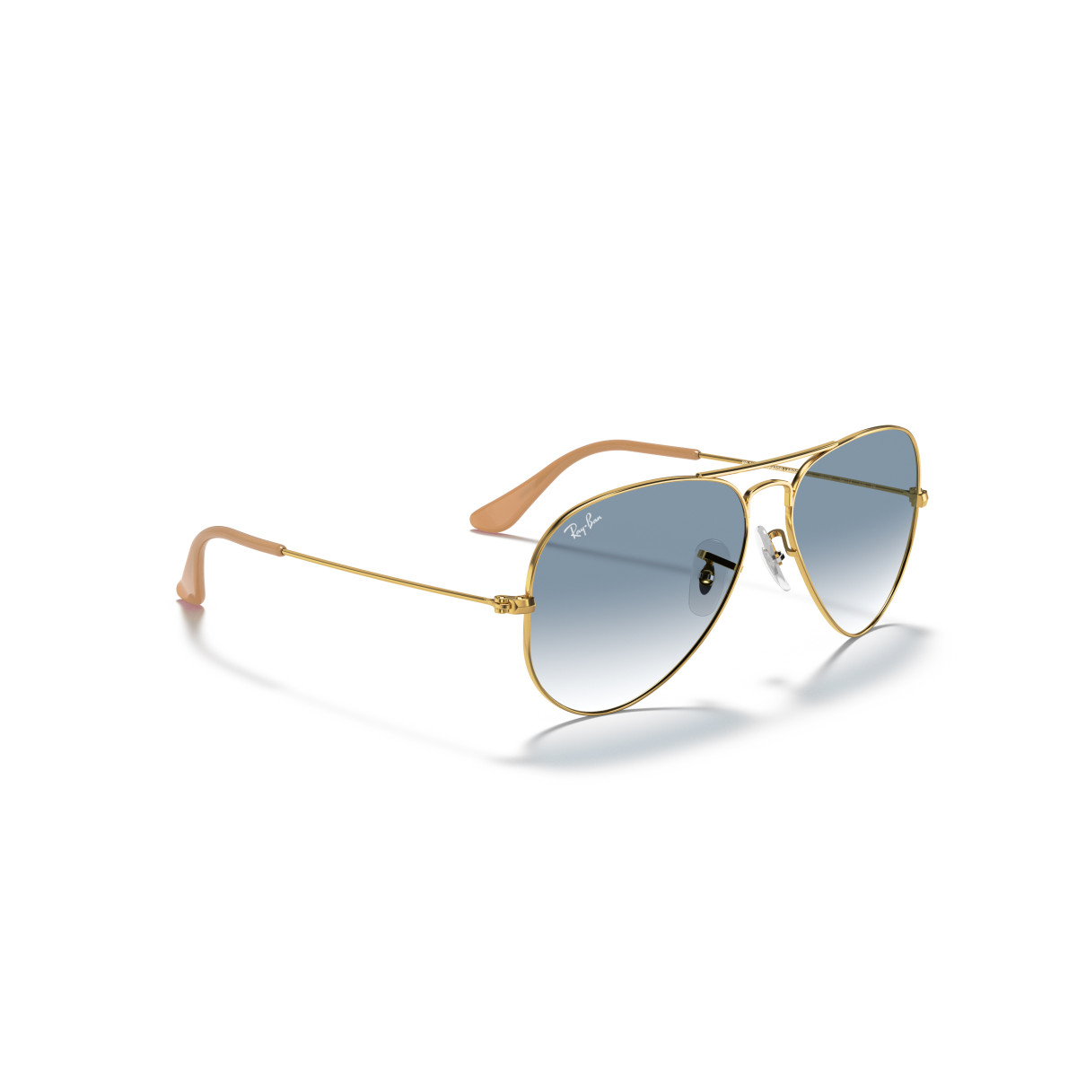 Ray-Ban Aviator Metal Large saulesbrilles | Light Blue