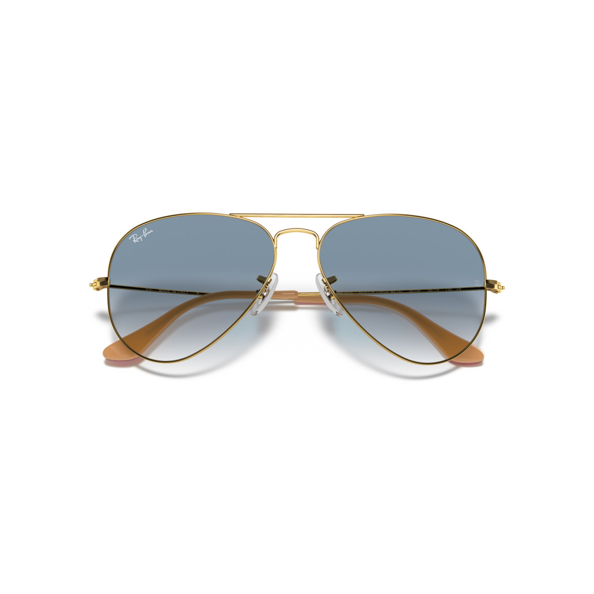 Ray-Ban Aviator Metal Large saulesbrilles | Light Blue