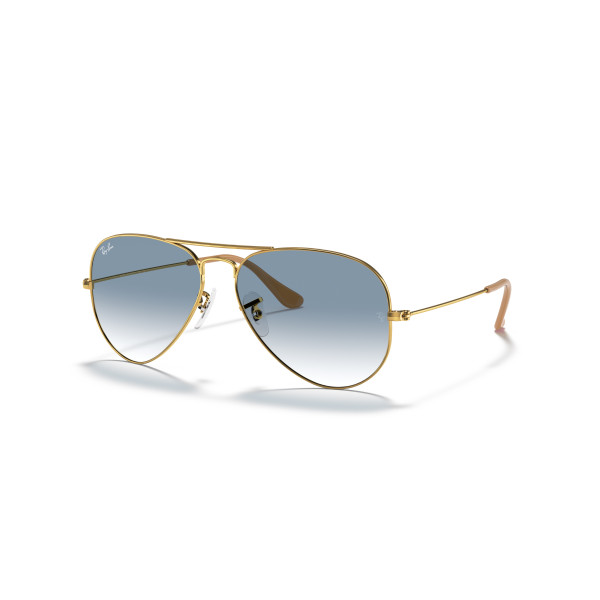 Ray-Ban Aviator Metal Large saulesbrilles | Light Blue Ray-Ban Aviator Metal Large saulesbrilles | Light Blue