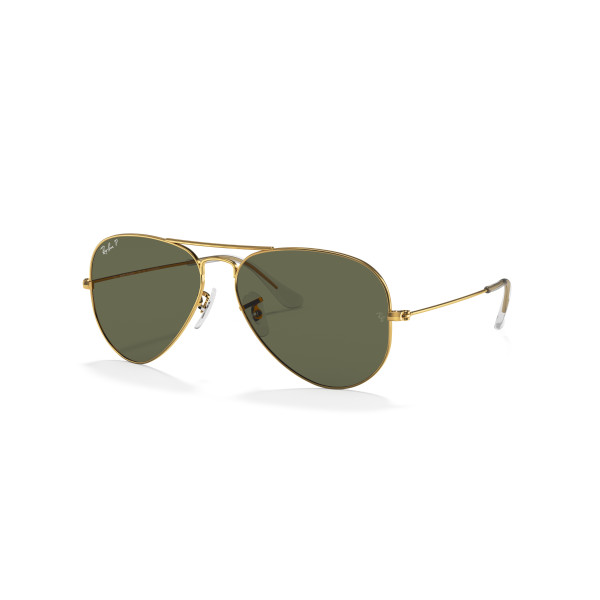 Ray-Ban Aviator Metal Large saulesbrilles | Polarised | Arista Gold - G-15 Green Ray-Ban Aviator Metal Large saulesbrilles | Polarised | Arista Gold - G-15 Green