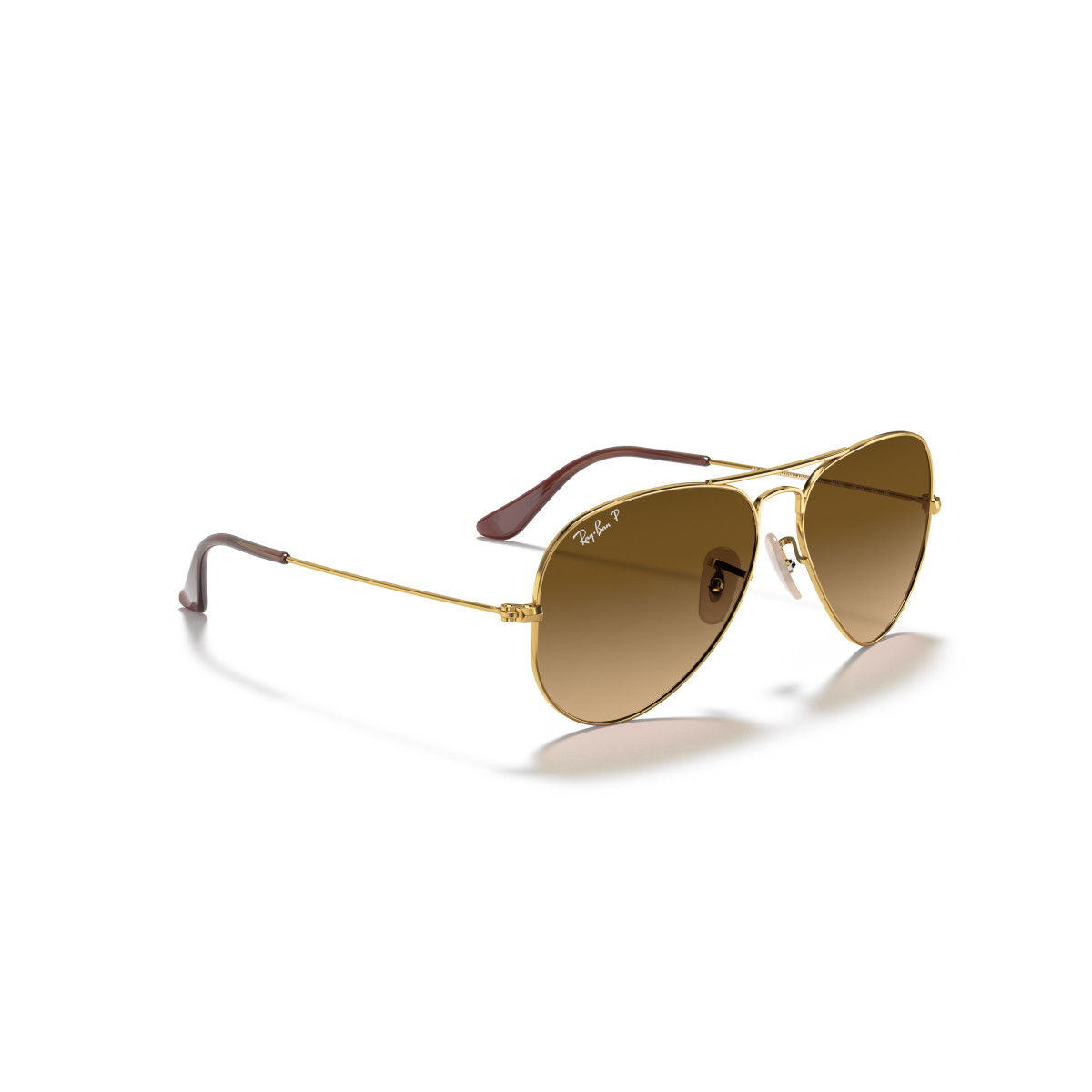 Ray-Ban Aviator Metal Large saulesbrilles | Polarised | Arista Gold - Brown
