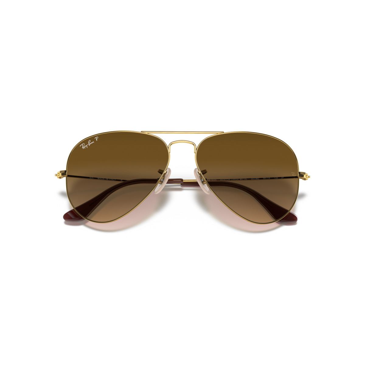 Ray-Ban Aviator Metal Large saulesbrilles | Polarised | Arista Gold - Brown