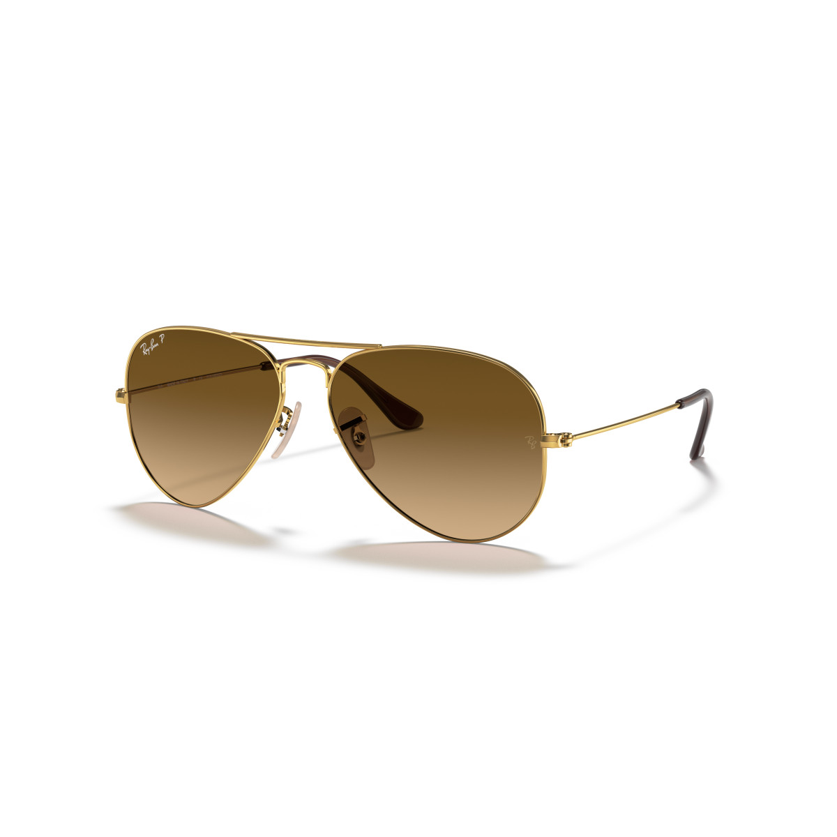 Ray-Ban Aviator Metal Large saulesbrilles | Polarised | Arista Gold - Brown