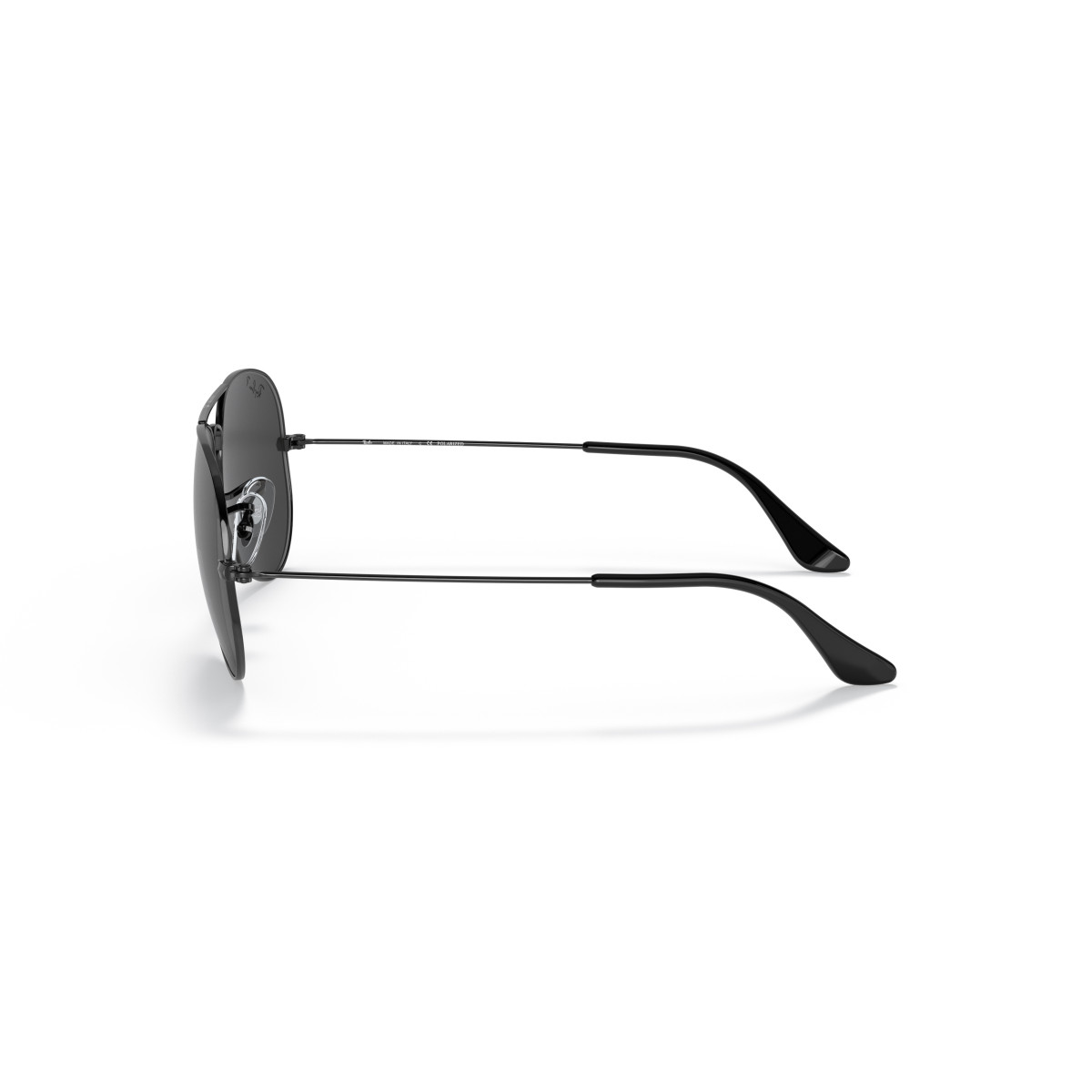 Ray-Ban Aviator Metal Large saulesbrilles | Polarised | Black - Black