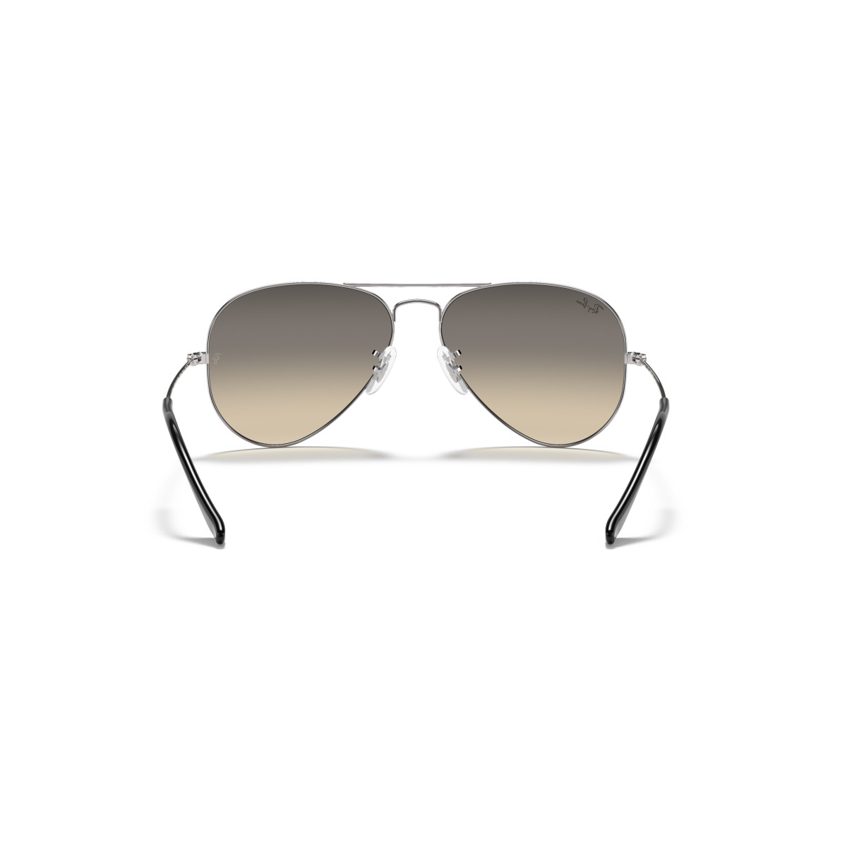 Ray-Ban Aviator Metal Large saulesbrilles | Silver - Grey Gradient