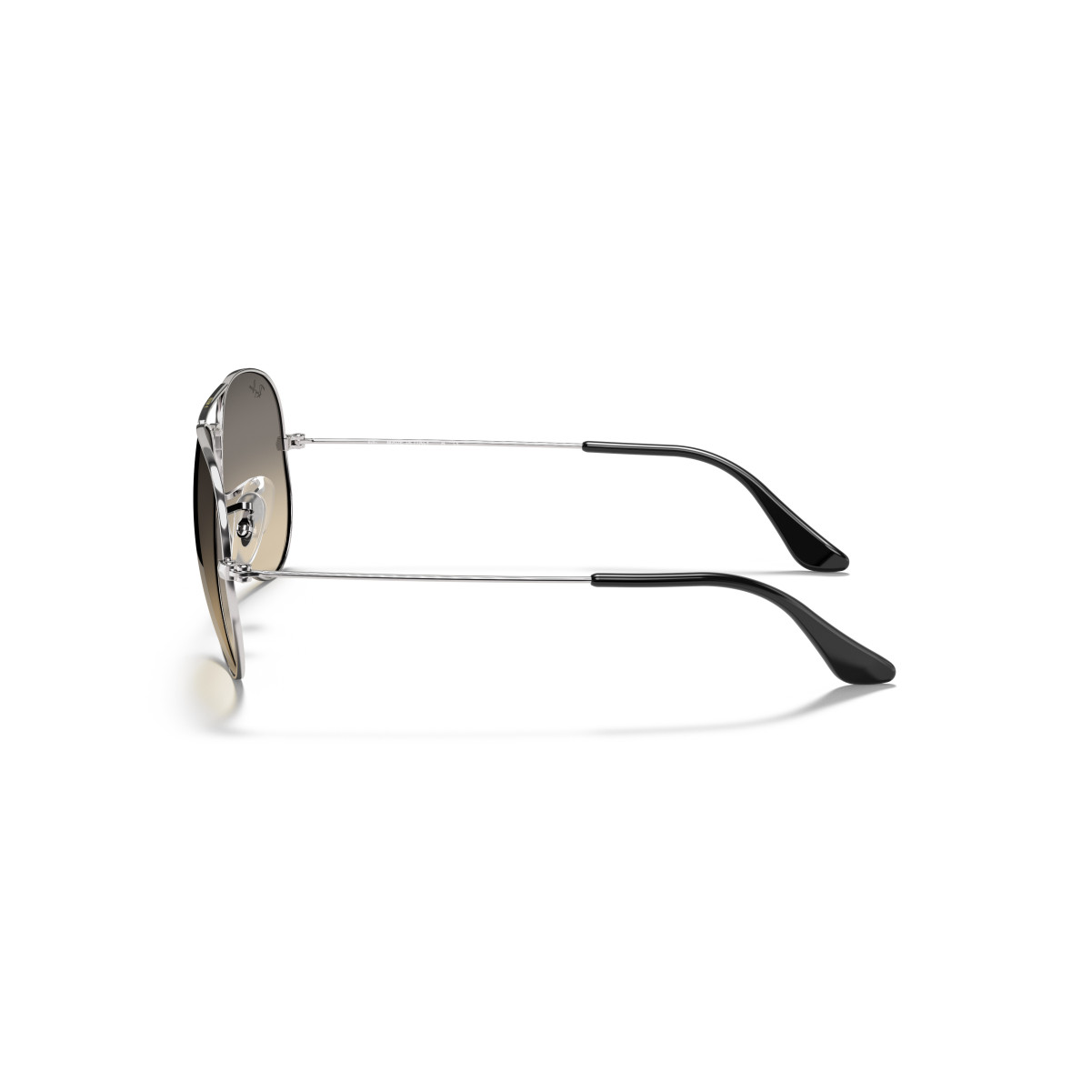Ray-Ban Aviator Metal Large saulesbrilles | Silver - Grey Gradient