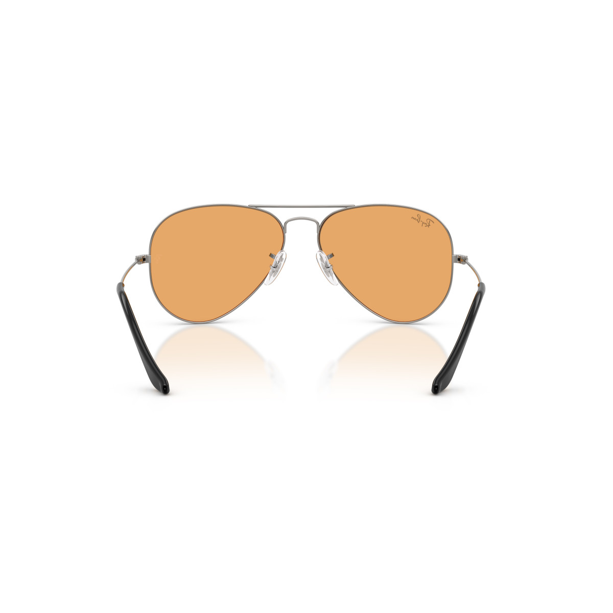 Ray-Ban Aviator Metal Large saulesbrilles | Gunmetal - Orange