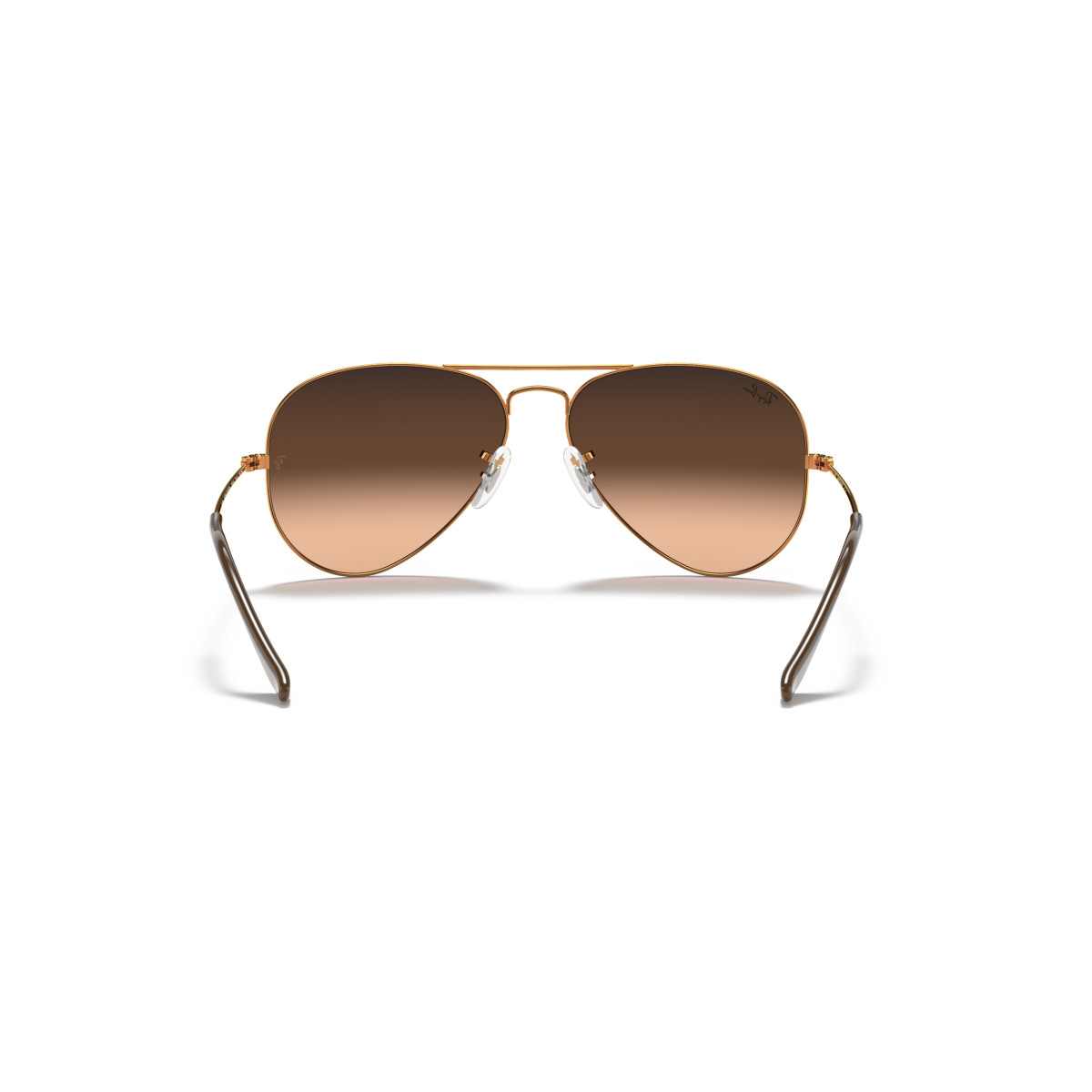 Ray-Ban Aviator Metal Large saulesbrilles | Light Brown - Pink Brown