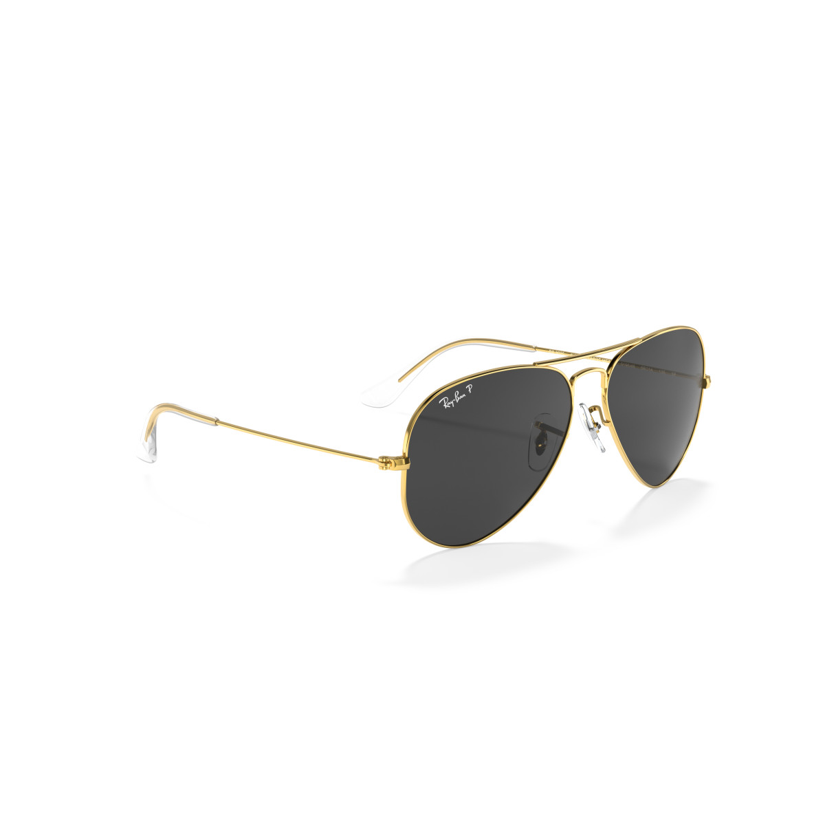 Ray-Ban Aviator Metal Large saulesbrilles | Polarised | Gold - Black 