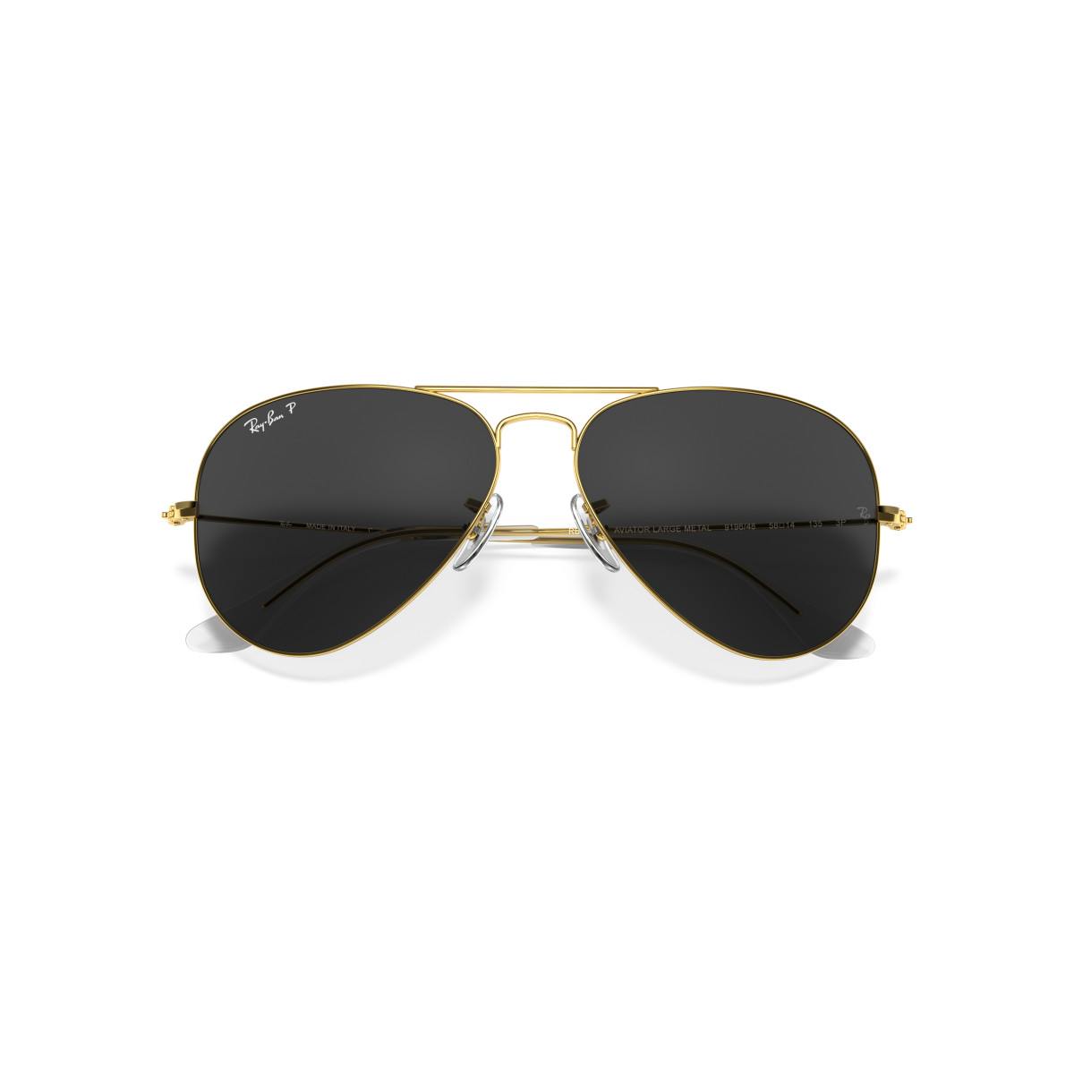 Ray-Ban Aviator Metal Large saulesbrilles | Polarised | Gold - Black 