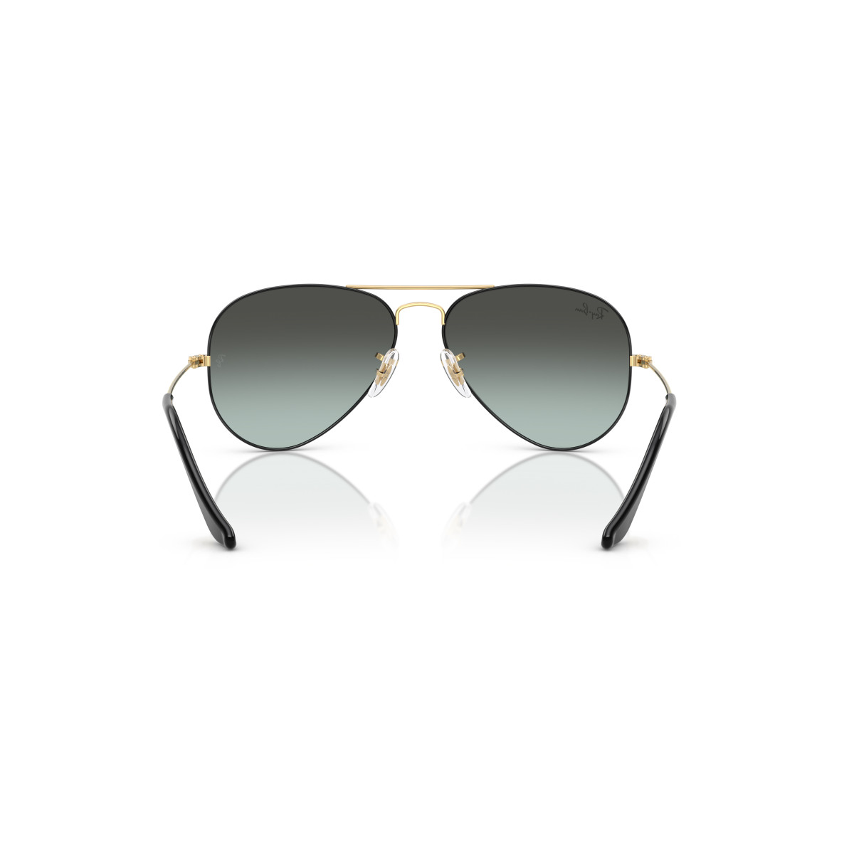 Ray-Ban Aviator Metal Large saulesbrilles | Black On Arista - Blue Vintage Gradient