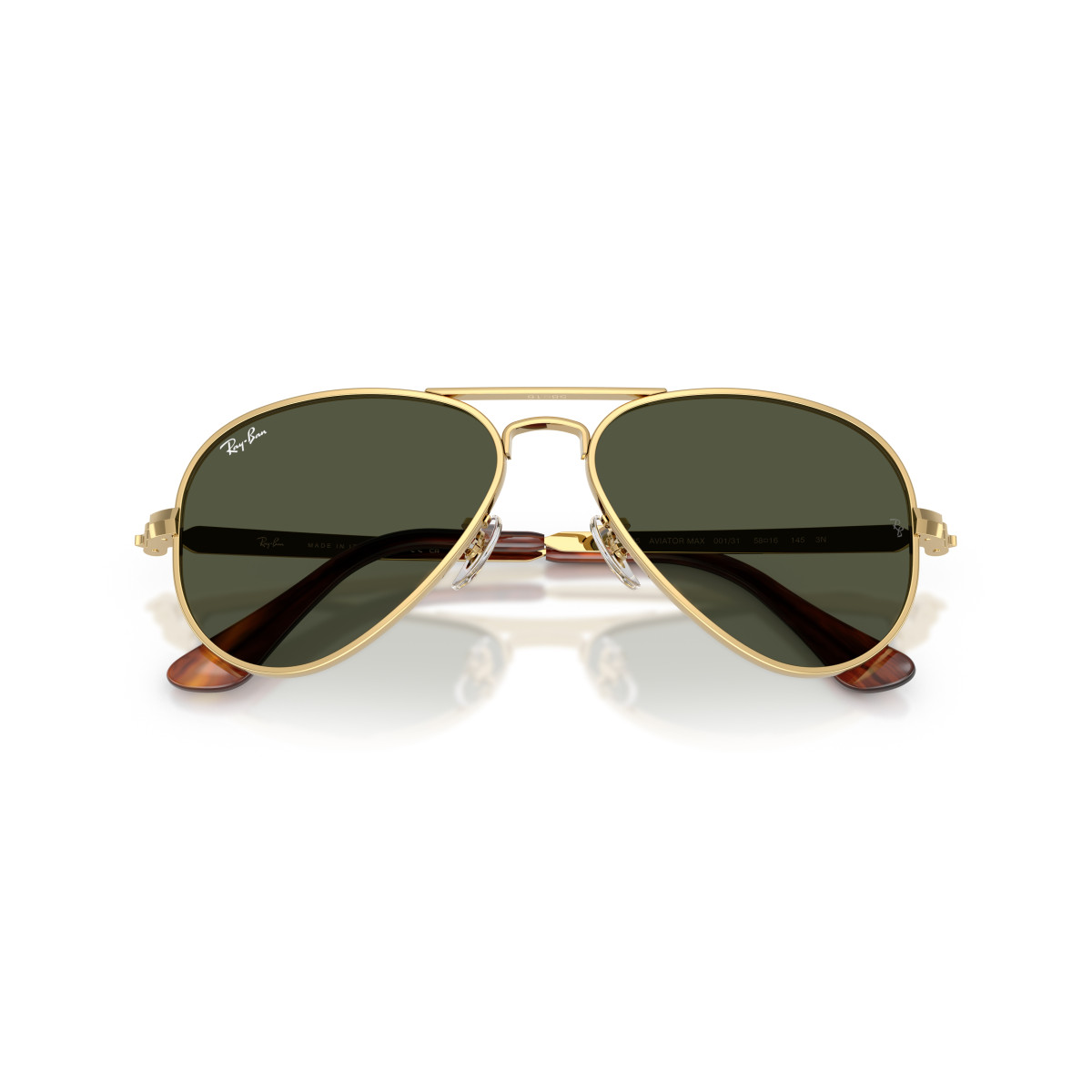 Ray-Ban Aviator Metal Max saulesbrilles | Arista Gold - Green
