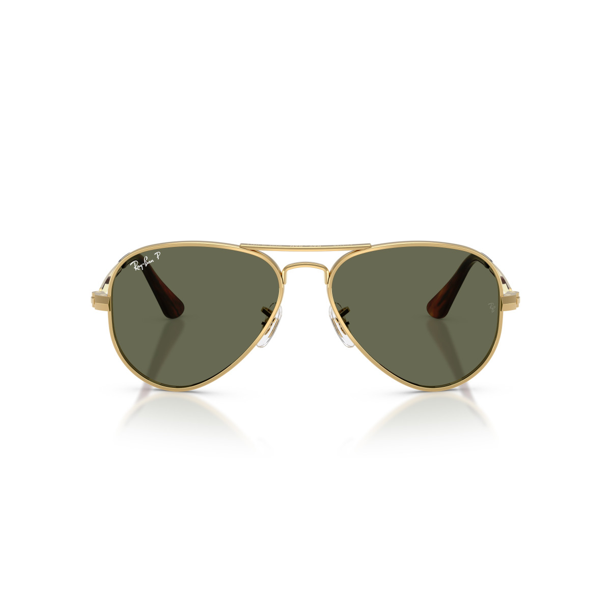 Ray-Ban Aviator Metal Max saulesbrilles | Polarized | Arista Gold - Green