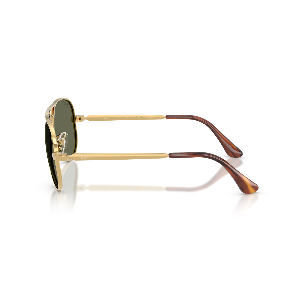 Ray-Ban Aviator Metal Max saulesbrilles | Polarized | Arista Gold - Green