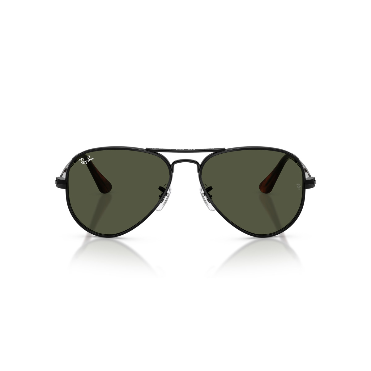 Ray-Ban Aviator Metal Max saulesbrilles | Black - Green