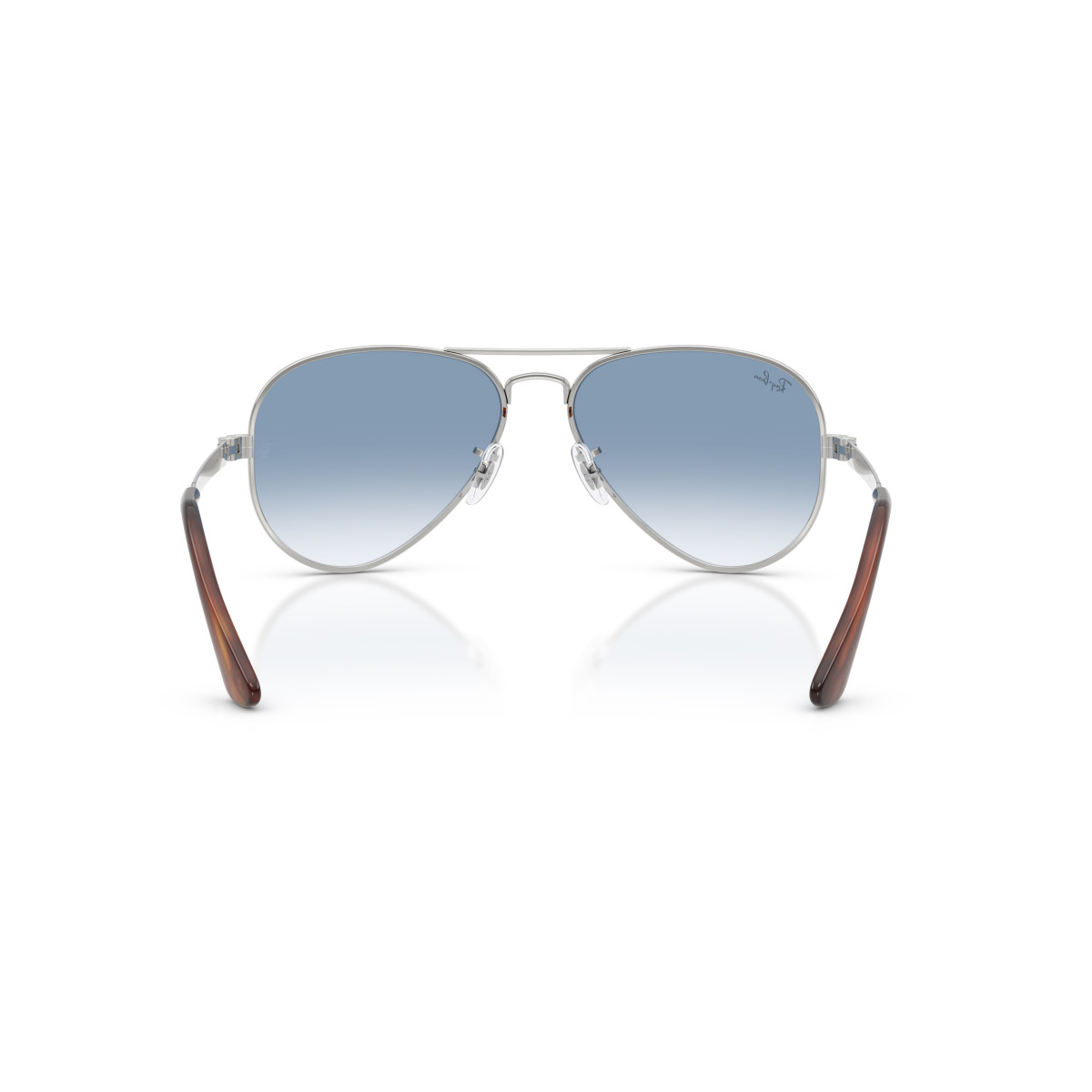 Ray-Ban Aviator Metal Max saulesbrilles | Silver - Clear Gradient Blue