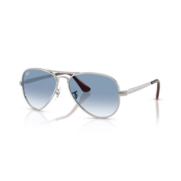 Ray-Ban Aviator Metal Max saulesbrilles | Silver - Clear Gradient Blue